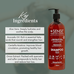 Amethyst & Garnet Repairing Shampoo – Salt-Free Natural Hair Care for All Hair Types