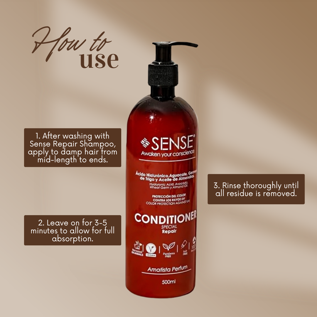 Amethyst & Garnet Repair Conditioner – Deep Hydration & Shine for Dry Hair (suscription)